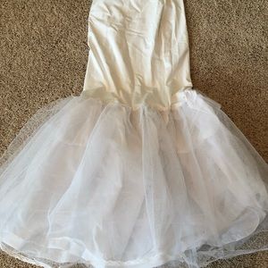 Trumpet Slip - wedding new with tags